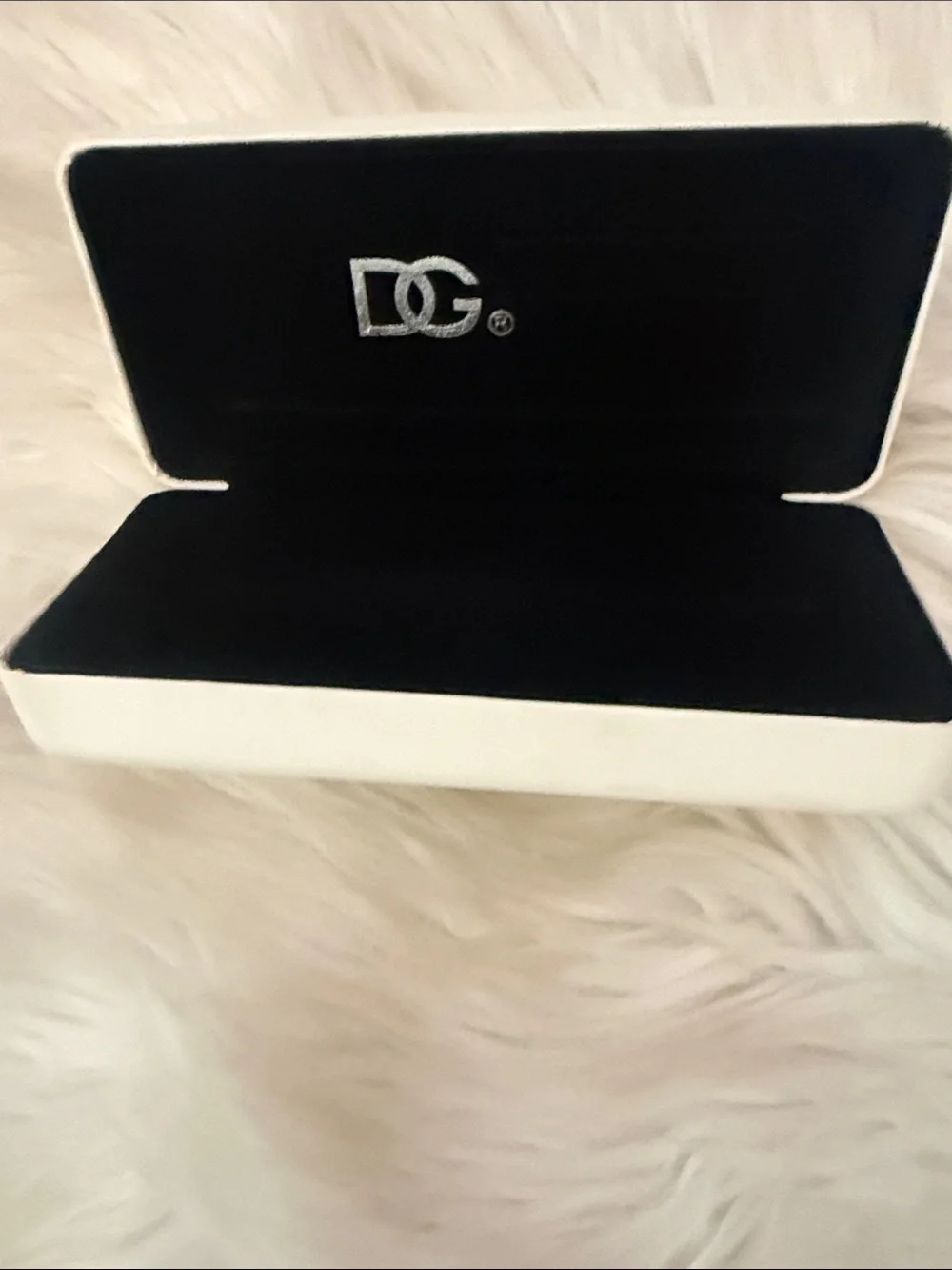 Dolce & Gabbana Black and White Eyewear Case